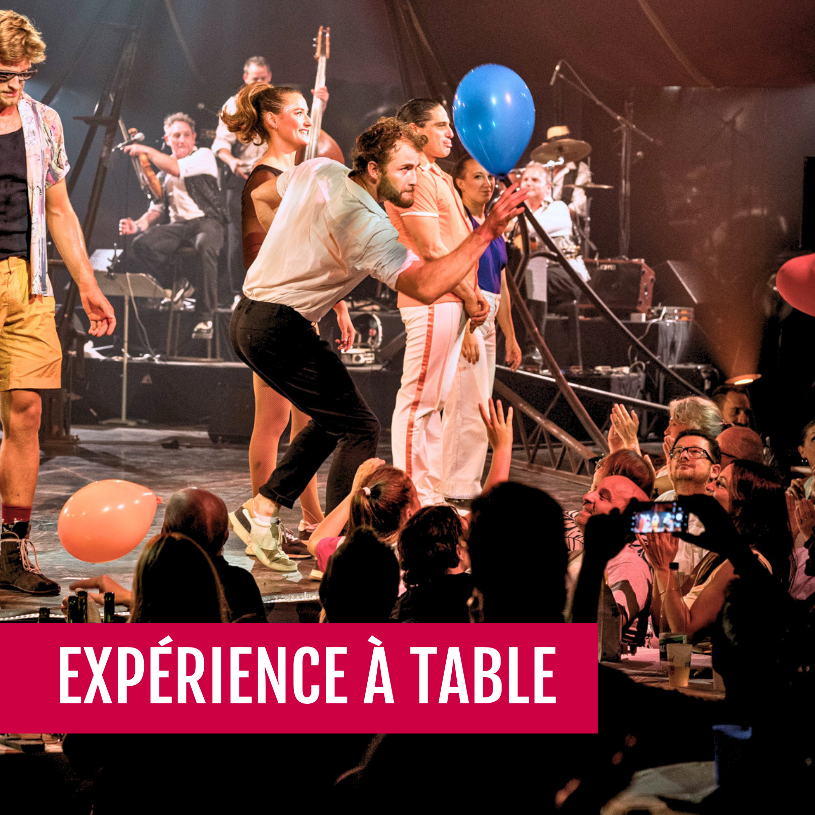 Formule spectacle à table avec restauration des Nuits [du Magic]